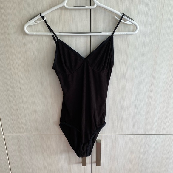 AMERICAN APPAREL ribbed bodysuit - Picture 1 of 4